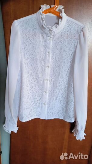 Блузка школьная 140