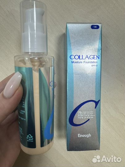 Тональная основа enough collagen 13