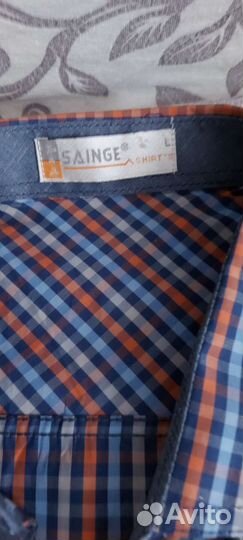 Мужская рубашка в клетку