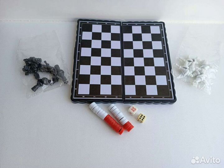 2 в 1 Магнитные игры мини в дорогу