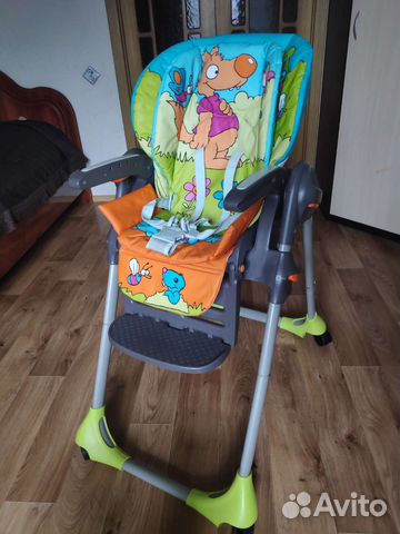Стульчик для кормления chicco polly 2 в 1
