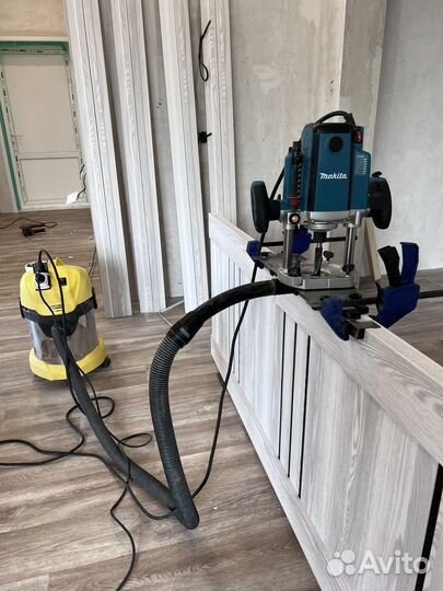 Установка дверей, мдф плинтуса