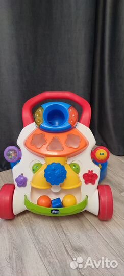 Ходунки каталка, игровой центр chicco