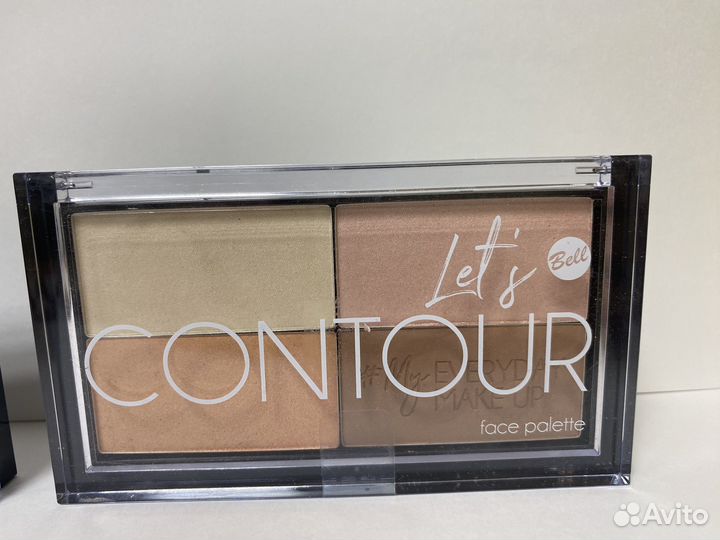 Bell палетка хайлайтеров и для контуринга