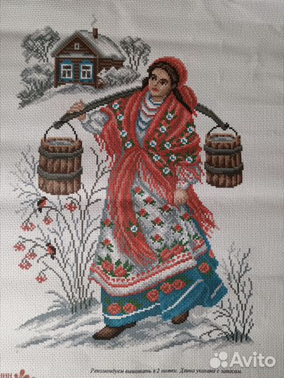 Канва для вышивания крестиком. Матренин Посад