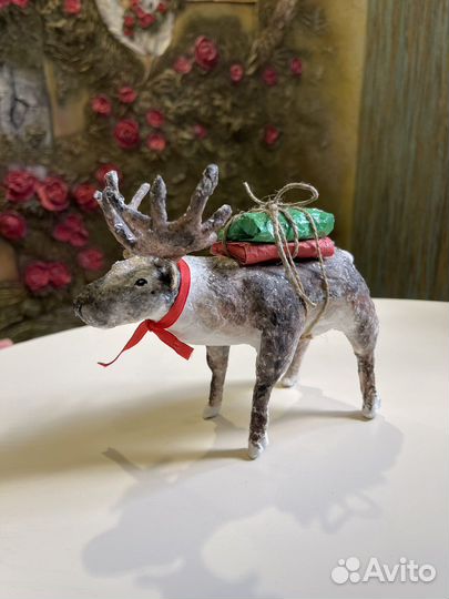 Ватная игрушка Северный Олень