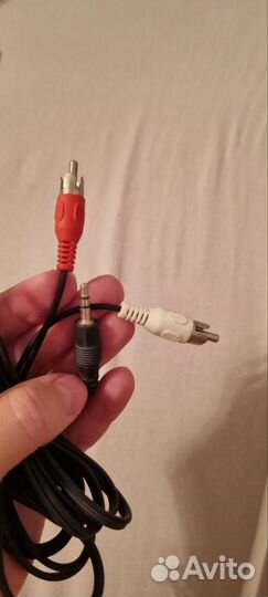 Кабель 2 rca aux тюльпаны 3 метра
