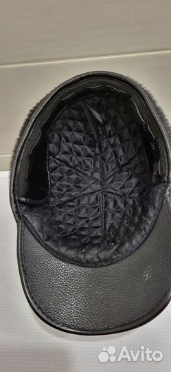 Мужской головной убор кепка из меха нерпы