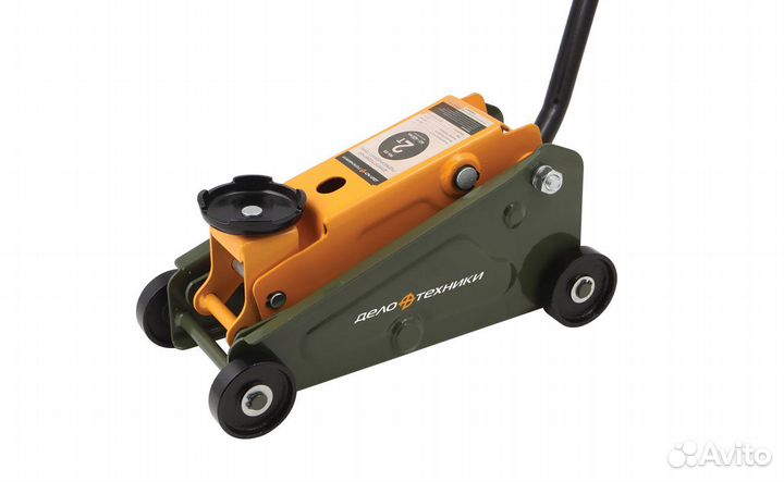 Домкрат подкатной 2 тонны, 145—400мм, в кейсе