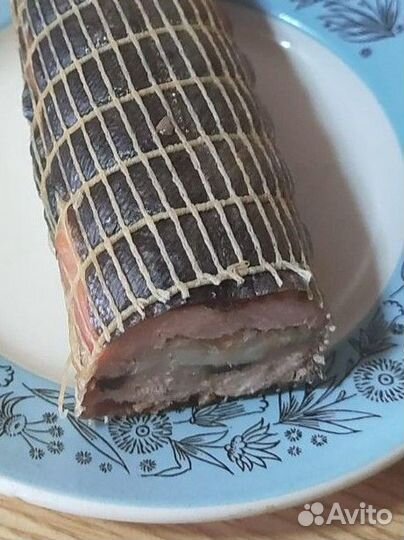 Рыбный рулет горячего копчения