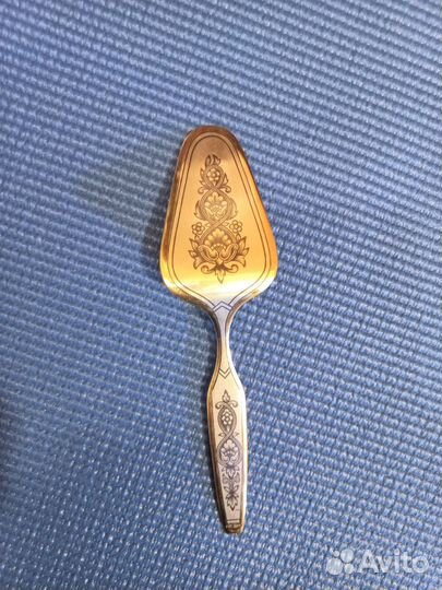 Серебряная лопатка для торта Северная чернь