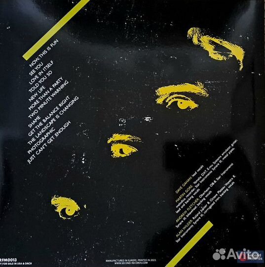 Виниловая пластинка Depeche Mode - Live AT hammersmith odeon, london 1983 (Yellow Cloudy Vinyl LP)