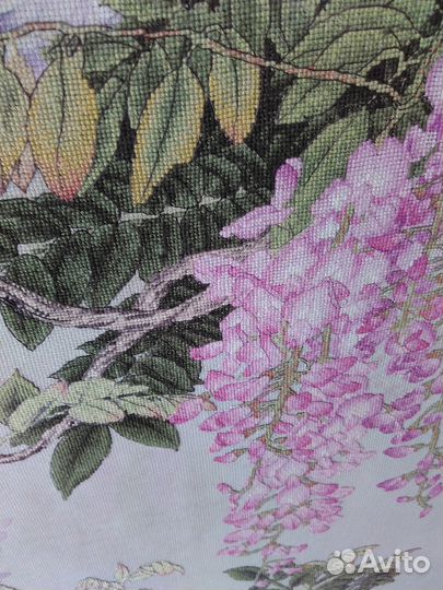 Большая вышитая картина, 88*88 см