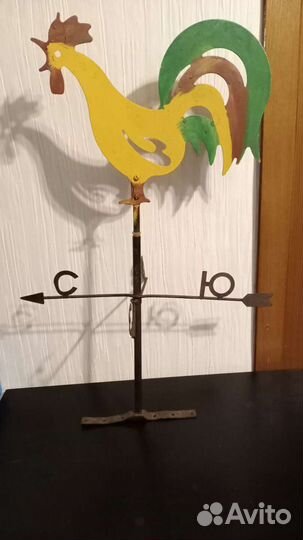 Петух флюгер из железа