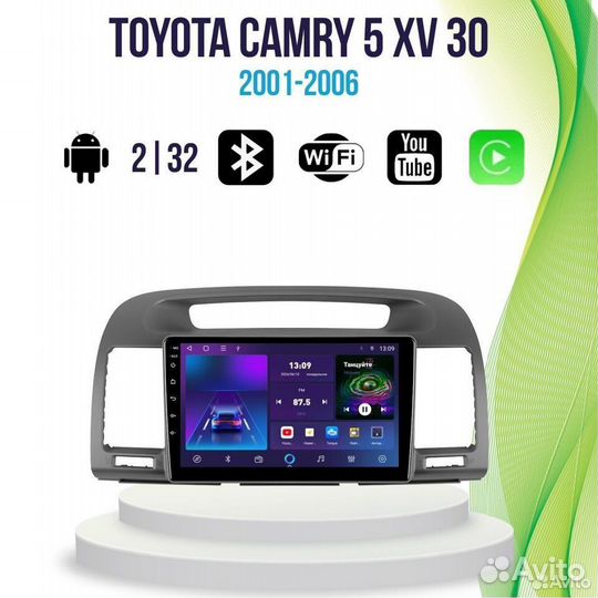 Магнитола Toyota Camry 5 XV 30 TS7Pro 2/32 Android