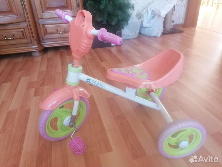 Детский трехколесный велосипед бу