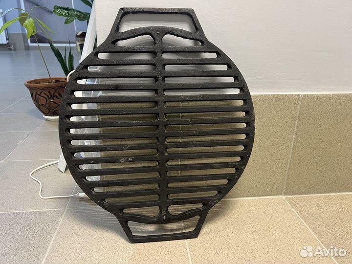 Чугунная решетка-гриль 43см