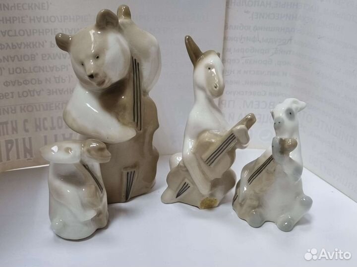 Скульптурная композиция «Квартет» по басне