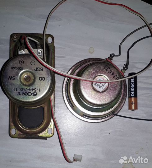 2 динамика от телевизора 8 Вт 8 Ом - 2шт