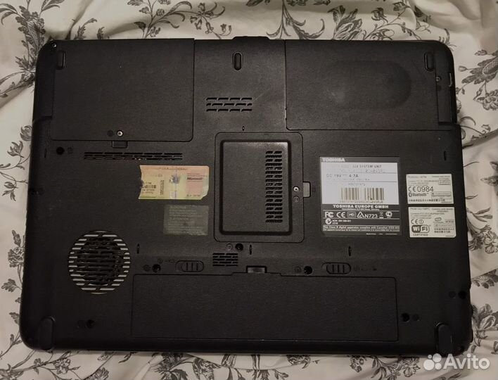 Toshiba Satellite A300 на запчасти(разбор)