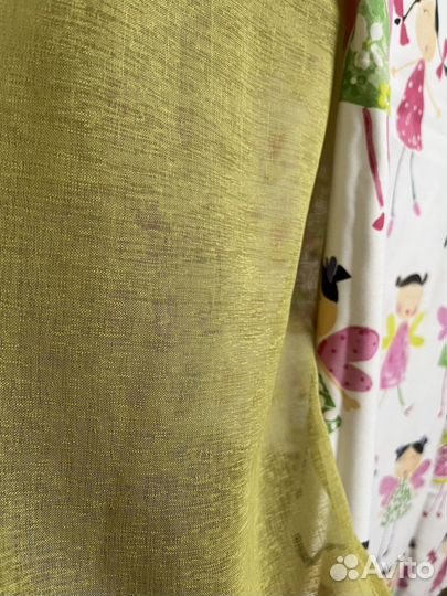 Шторы с прихваткми и подушки в детскую для девочки