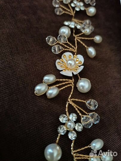 Украшение для волос на свадьбу, выпускной