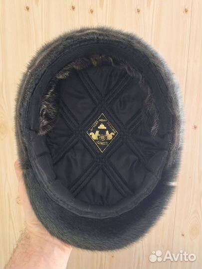 Меховая мужская кепка из нерпы