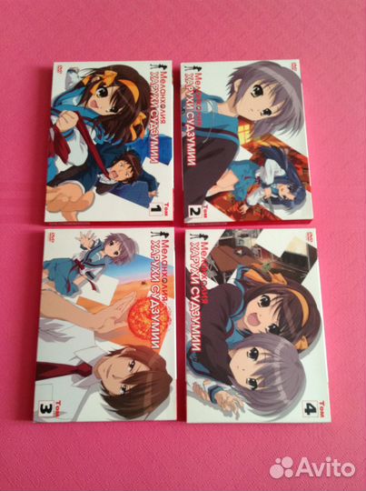 Аниме Меланхолия Харухи Судзумии 4 DVD