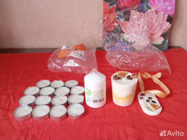 Свечи парафиновые ц.за набор 16шт