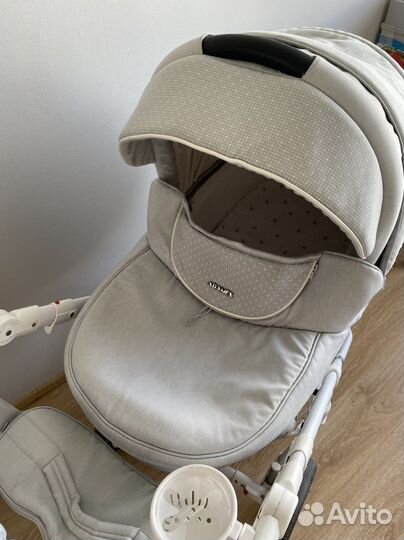 Коляска 3 в 1 adamex monte carbon