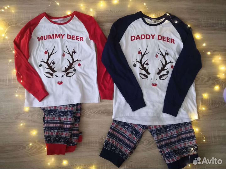 Новогодняя пижама family look