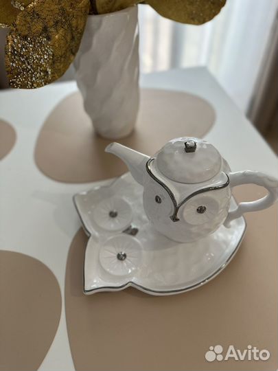 Чайник и блюдо магазин hommy