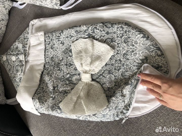 Конверт на выписку + бортики в кроватку