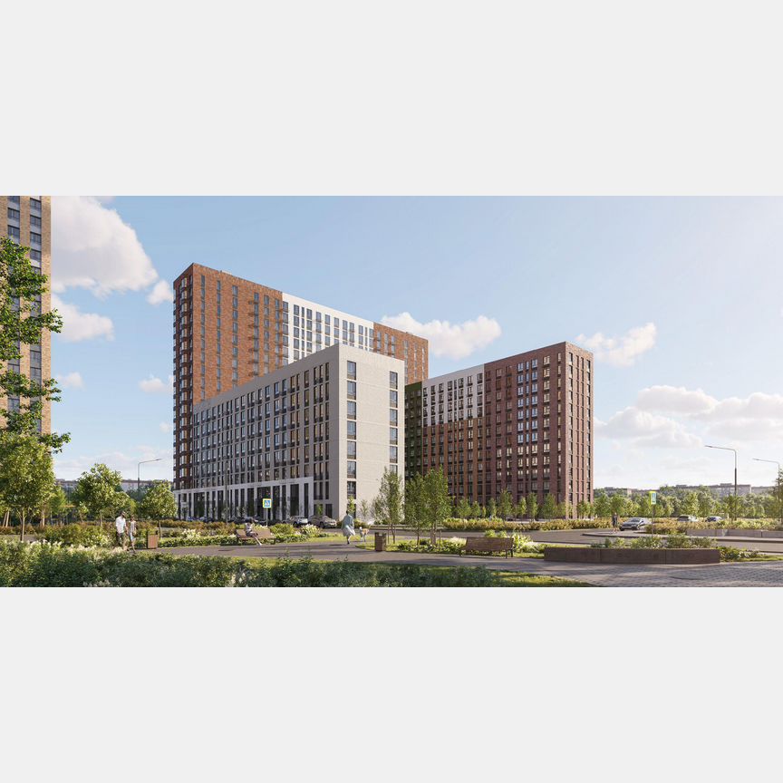 2-к. квартира, 60,9 м², 8/19 эт.