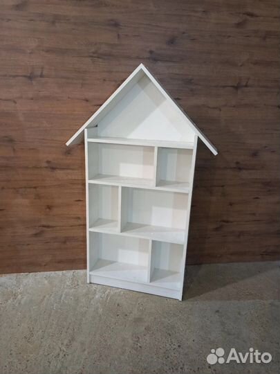 Детский стеллаж домик