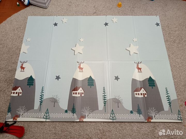 Развивающий коврик для ползания 150 200