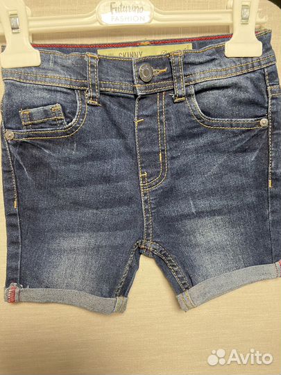 Джинсовые шорты для мальчика 110