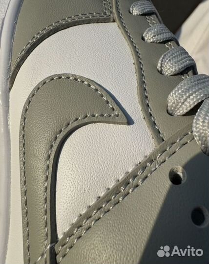 Кроссовки Nike dunk low grey fog