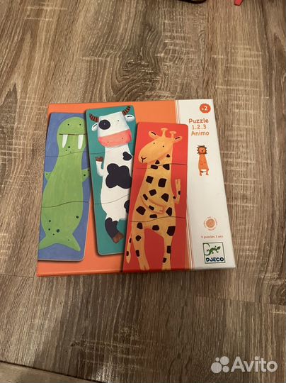 Дереаянный пазл Djeco