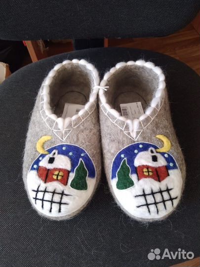 Тапки валяные