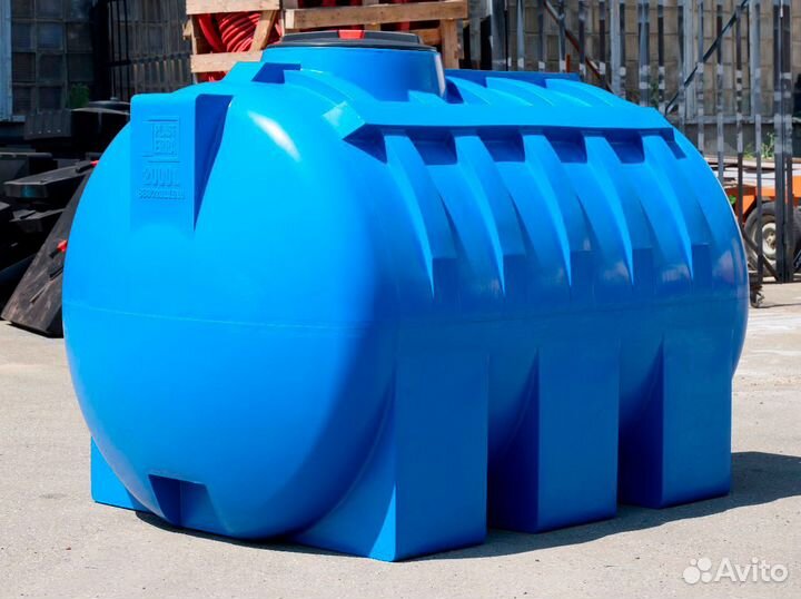 Емкость горизонтальная от завода PT GL 2 куба
