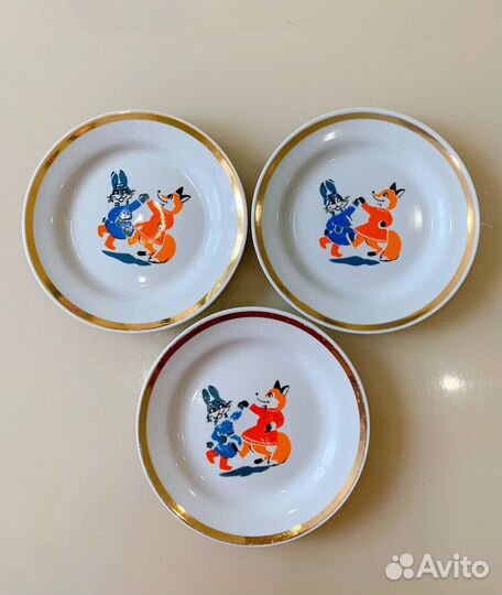 Детские тарелки СССР