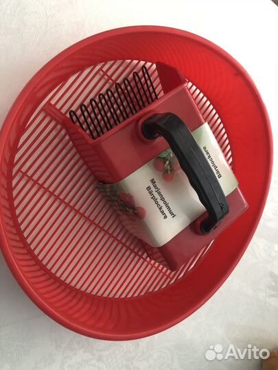 Совок для сбора ягод и сито для очистки ягод