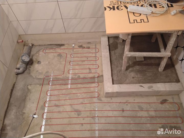 Монтаж электрического теплого пола