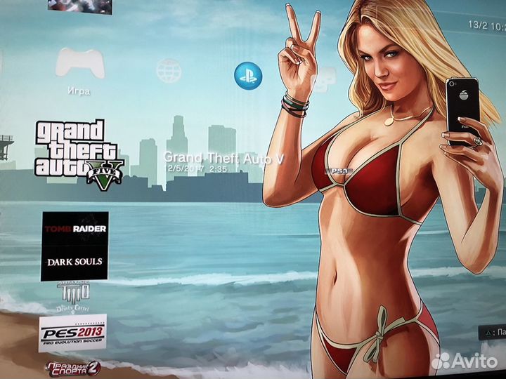 PS3 Slim 500 Gb + 133 игры и 2 новых джойстика