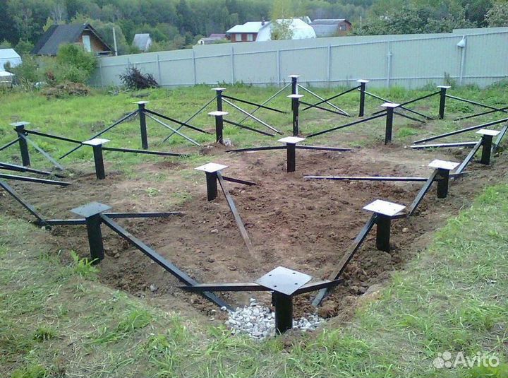 Винтовые Сваи для временных сооружений