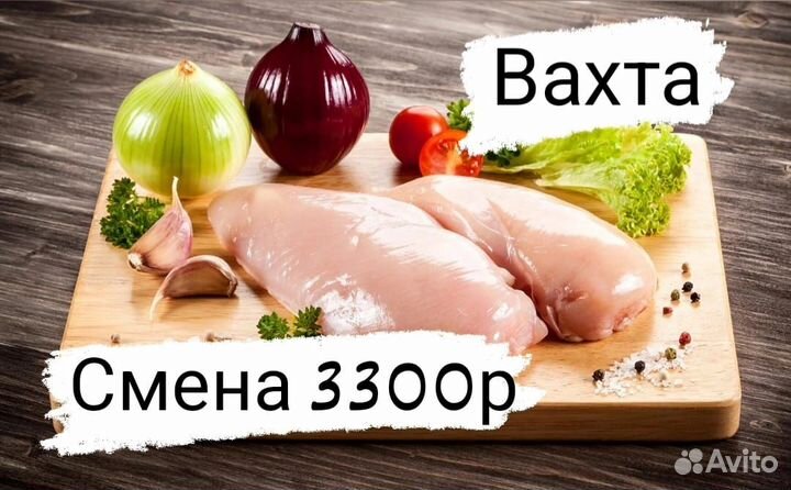 Навесчик птицы.Вахта.С питанием и проживанием