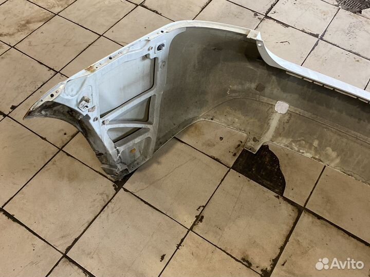 Бампер задний Ford Focus 2 рестайлинг белый