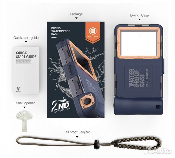 Водонепроницаемый чехол для телефона iPhone