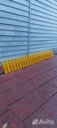 Декоративный забор для клумбы